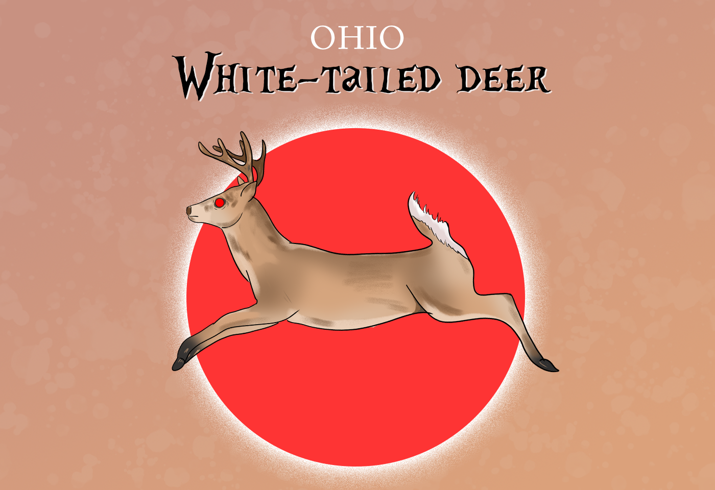White-tailed Deer Ohio State Mammal