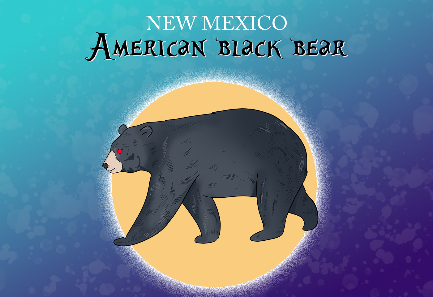 Black Bear New Mexico State Anima
