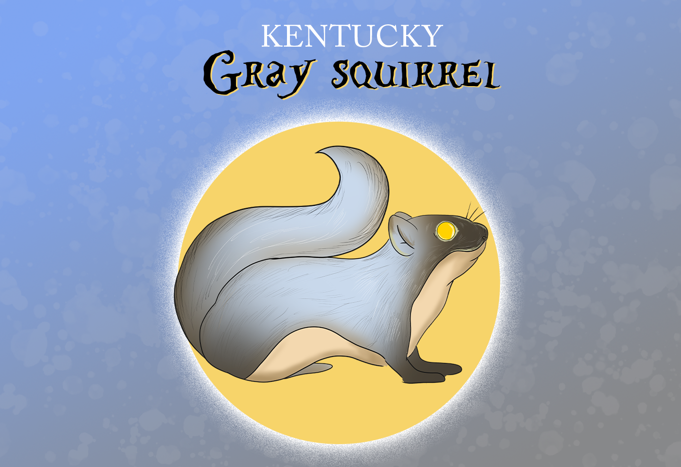 Gray Squirrel Kentucky State Wild Game Animal