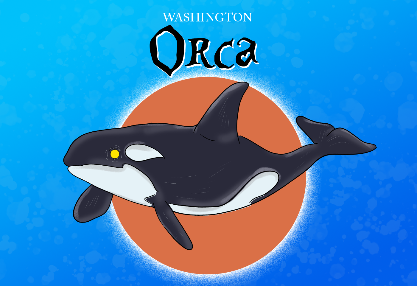 Orca Whale Washington State Marine Mammal
